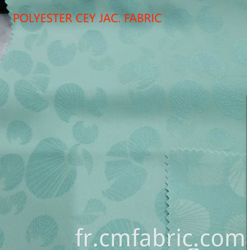 Polyester CEY Jacqaurd 4 way spandex